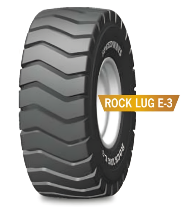 Llanta ROCK LUG E-3 Industrial 23.5-25